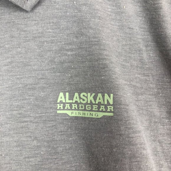 Alaskan Hardgear Duluth Trading Co Men's Size Medium Grey Standard Polo Shirt - Picture 3 of 9